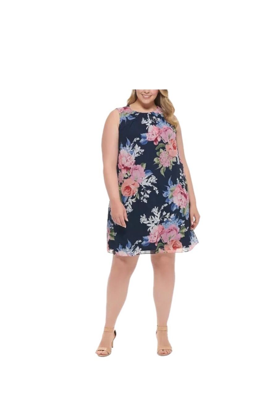 BNWT JESSICA HOWARD Plus Size Floral-Print A-Line Dress Size 14